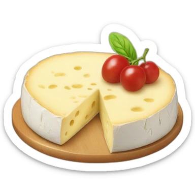 brie cheese sticker