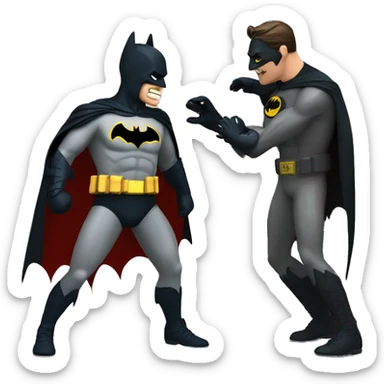 Batman slapping robin sticker