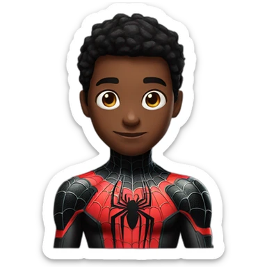spider-man miles morales sticker