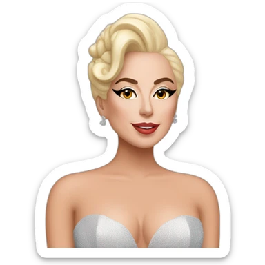 Lady Gaga Oscars 2019 sticker