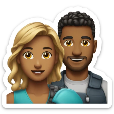 Combine these two 😗😏 sticker