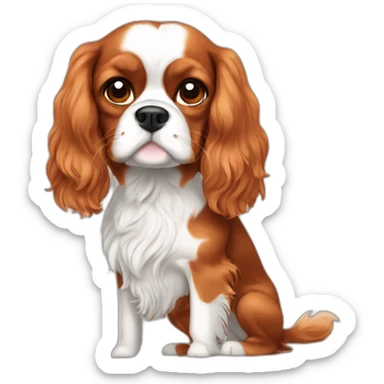 Cavalier King charle sticker