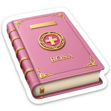 Biblia rosa sticker