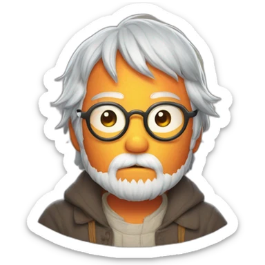 Hayao Miyazaki Calcifer sticker
