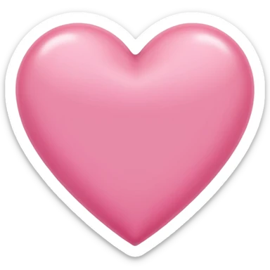 Girly heart sticker