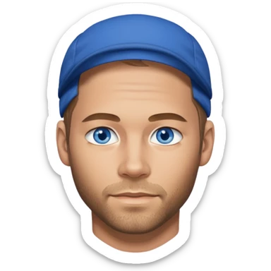 Paul Walker with blue eyes sticker