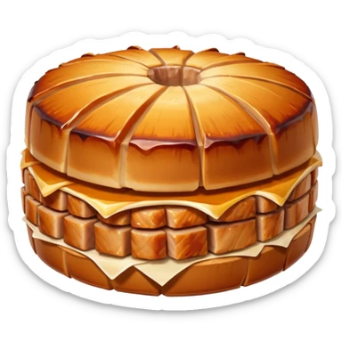 Round boneless pork belly lechon sticker