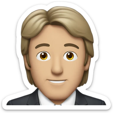 Paul McCartney with suit sticker