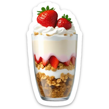 Strawberry parfait  sticker