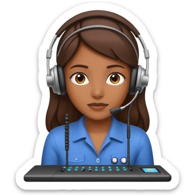 girl using lie detector test  sticker