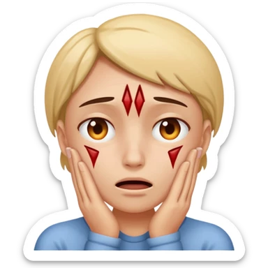 pain and suffering sticker