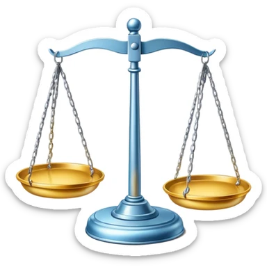 scale balancing different price tags sticker