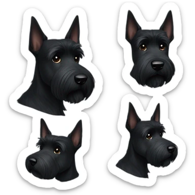 scottish-terrier-black-blackeyes sticker