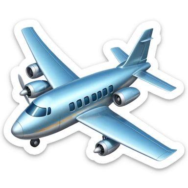 travel by plane sticker
