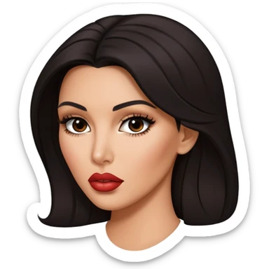 Kim Kardashians arches sticker