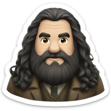 Hagrid from the alan wake universe sticker