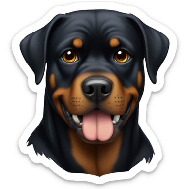 gangster rottweiler sticker