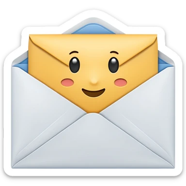 letter envelope sticker
