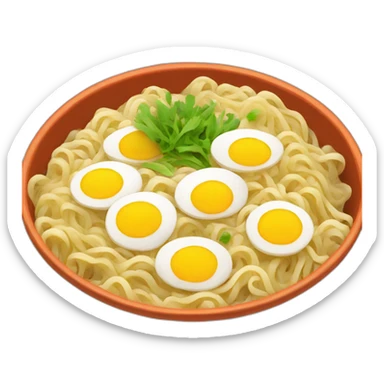 A bowl of ramen  sticker