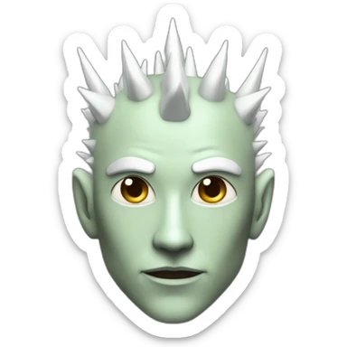 Cyborg robot elf long spiky ears sticker