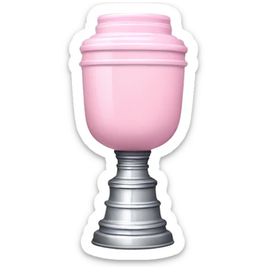 Stanley cup light pink sticker