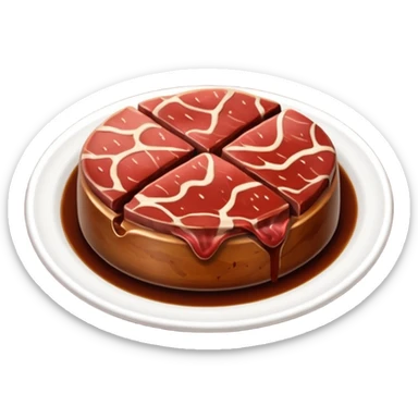 carne cocinada sticker