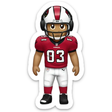 DJ Avicii with a black “Arizona Cardinals NFL jersey” sticker