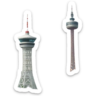 South Korea namsan tower sticker