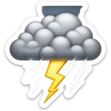 A thunderstorm cloud flashing with bright lightning.
























































 sticker