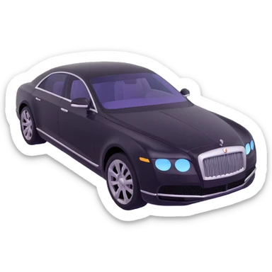Show the transparent film clearly outside and above the luxury car, as if it is about to be placed, elegant 3D look sticker
