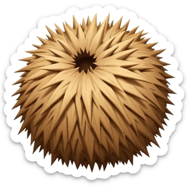 emoji of tumbleweed is rolling sticker