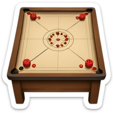 Carrom sticker