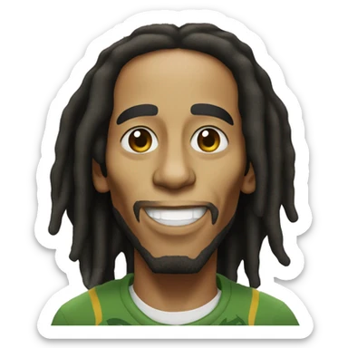 Bob Marley  sticker