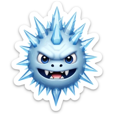 ice monster sticker