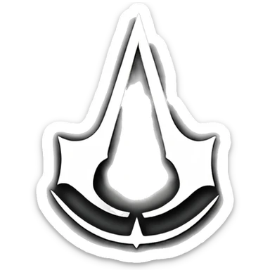Assassin's creed logo sticker