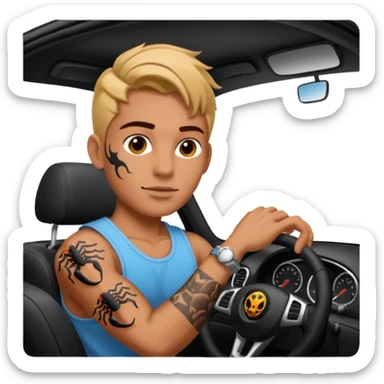 Scorpio n car sticker