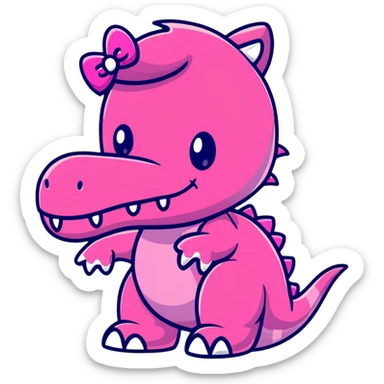 Hello Kitty Dinos  sticker