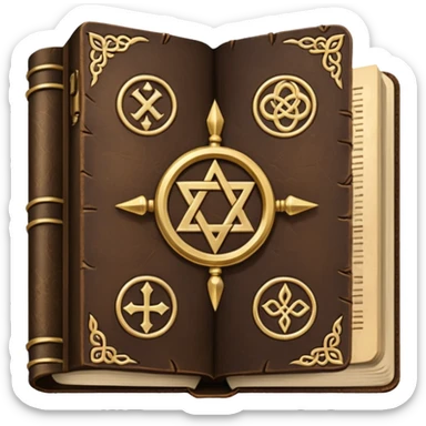 spell book sticker