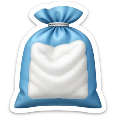 bag of sugar no face sticker