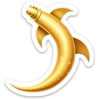 A comet streaking across the night sky, leaving a trail of glittering stardust sticker