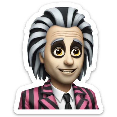 Beetlejuice sticker