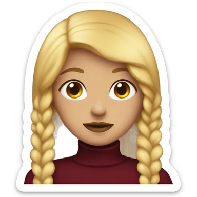 dark red or maroon aesthetic for girls sticker