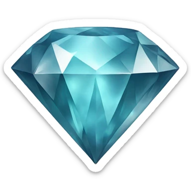 Diamond as perfect rhombus sticker