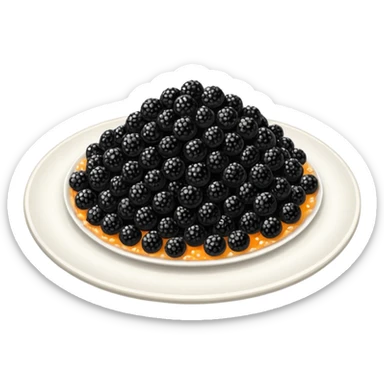 Caviar sin cuchara sticker