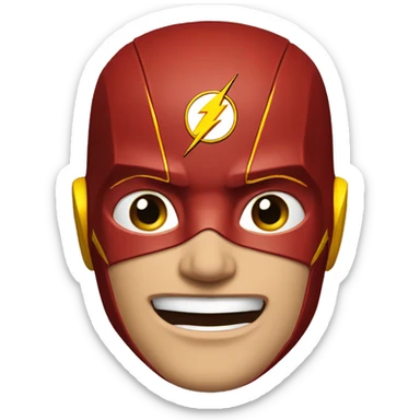 The flash super realistic ios 16 style sticker
