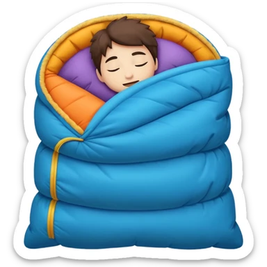 Camp Essentials, sleeping bag sticker