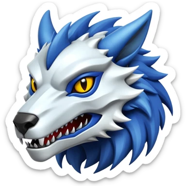 Fionbri-Wickerbeast-Sergal-Protogen-Vernid-hybrid sticker