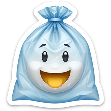a plasticbag sticker