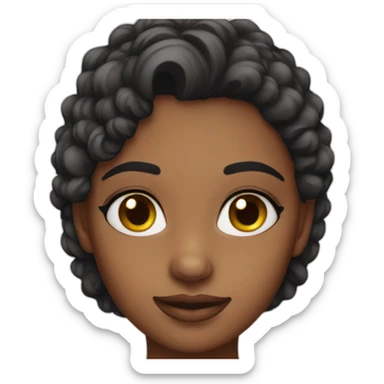 stunning girl sticker