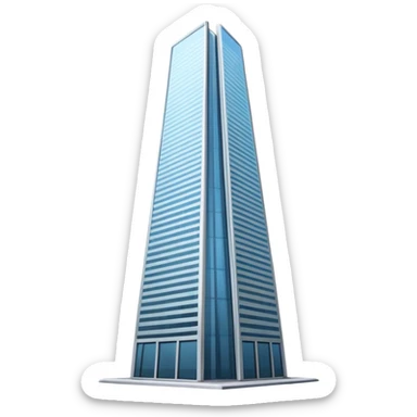 modern skyscraper sticker
